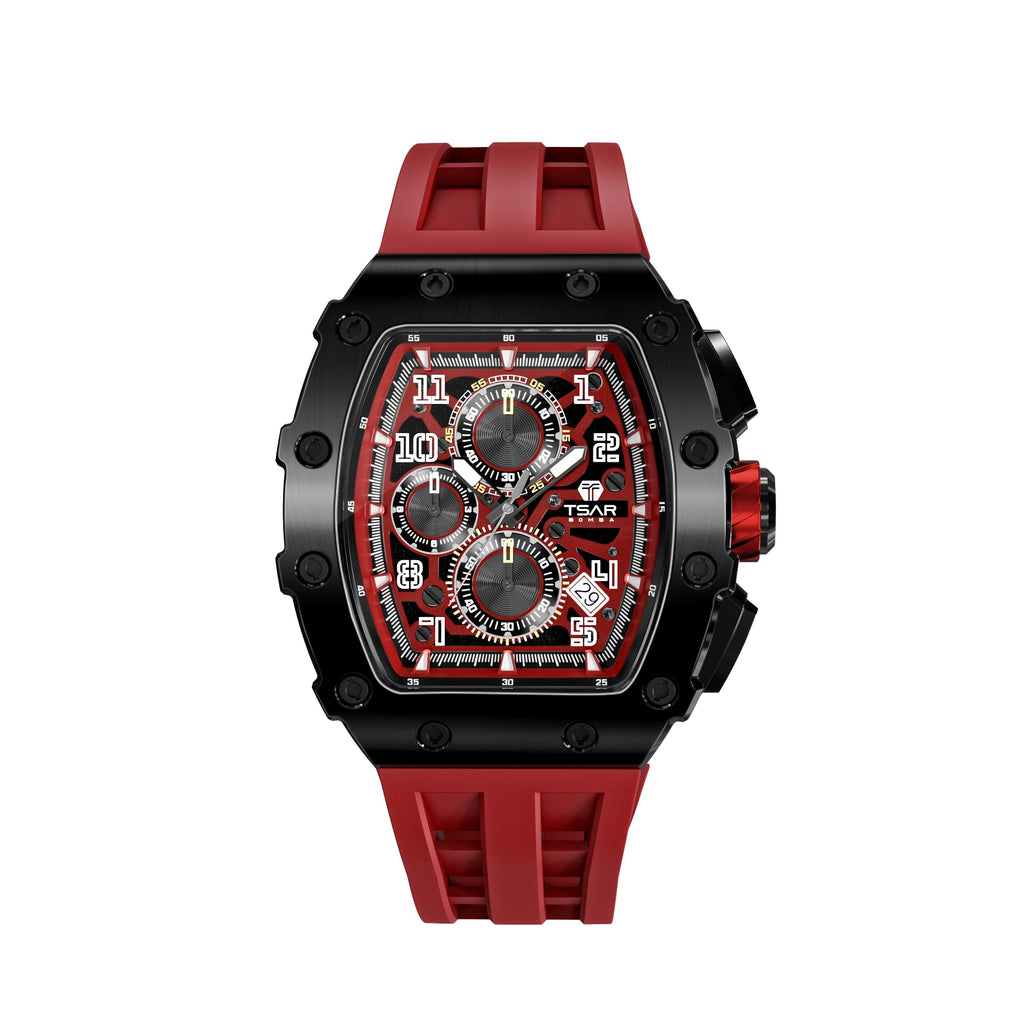 [Brand] [Product Name] watch in [Color] with [Material] [Visual Details]